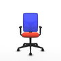 PIQUERAS Y CRESPO Chaise Motilla Synchro Orange foncé et Bleu