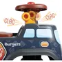FALK Food Truck Porteur Jouet - Remorque avec Volant Directionnel et Burgers - Enfant Dès 12 Mois - Fabriqué en France