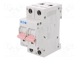 EATON ELECTRIC Disjoncteur PL7 2P 2A Courbe C 230/400VAC 250VDC