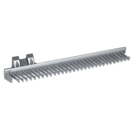 Emuca Porte cravates latéral extractible, Anodisé mat, Plastique et Aluminium.