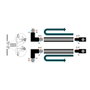 Philips Easylink Connecteur en L horaire noir 1800W 220-240V pour rail LED 3 fils