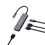 Verbatim USB-C Essentials Multi-Port Hub 4 Port 32155 Gris