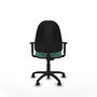 PIQUERAS Y CRESPO Chaise de bureau Algarra Vert émeraude