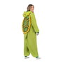 My Other Me Disfraz tortuga adult big - Déguisement de tortue adulte grand modèle Kigurumi avec capuche et queue, couleur verte Taille XXL