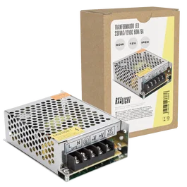 BX3 LIGHT Transformateur alimentation AC/DC 230V vers 12V 60W 5A IP20 - Convertisseur pour LED, référence BX3-TRIP2560W5A
