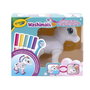 Crayola Washimals Jumbo Pets La Gran Pony Evie 74-2031 - Pony géant à colorier et nettoyer - Jouet créatif avec marqueurs lavables et brosse - Pour enfants 3 ans et plus