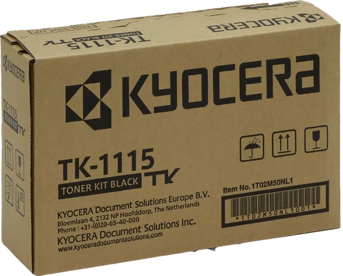 Kyocera TK-1115 noir Toner (1T02M02M50NL0) pour 1.600 pages Kyocera TK-1115 noir Toner (1T02M02M50NL0) pour 1.600 pages