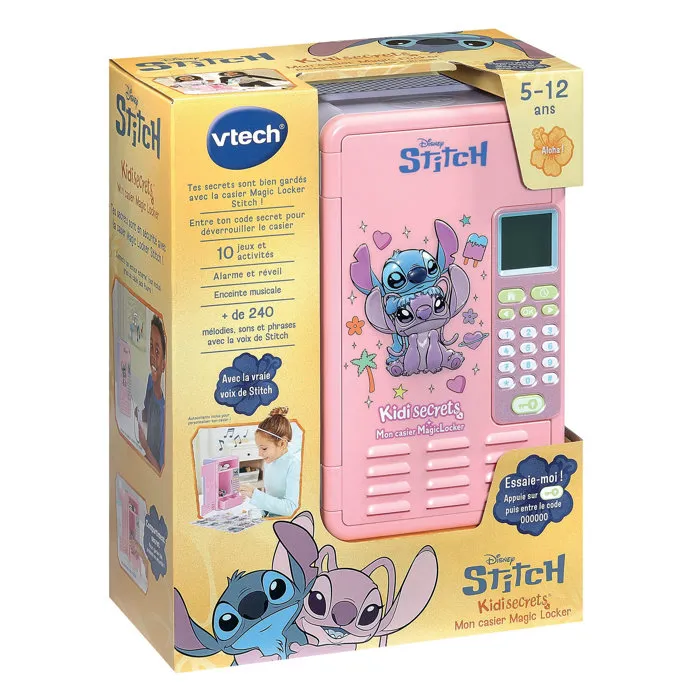 Vtech Stitch Kidisecrets Mon Casier Magic Locker Rose