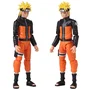 Figurine articulée Bandai Anime Heroes Naruto Mode Hermite - 17 cm avec 16 points d'articulation et accessoires (Rasengan, Kunai, mains)