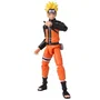 Figurine articulée Bandai Anime Heroes Naruto Mode Hermite - 17 cm avec 16 points d'articulation et accessoires (Rasengan, Kunai, mains)