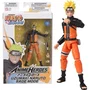 Figurine articulée Bandai Anime Heroes Naruto Mode Hermite - 17 cm avec 16 points d'articulation et accessoires (Rasengan, Kunai, mains)