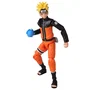 Figurine articulée Bandai Anime Heroes Naruto Mode Hermite - 17 cm avec 16 points d'articulation et accessoires (Rasengan, Kunai, mains)