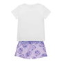 Cerdá - Pyjama court 12 ans en jersey côtelé, motif aléatoire - Couleur Lilas