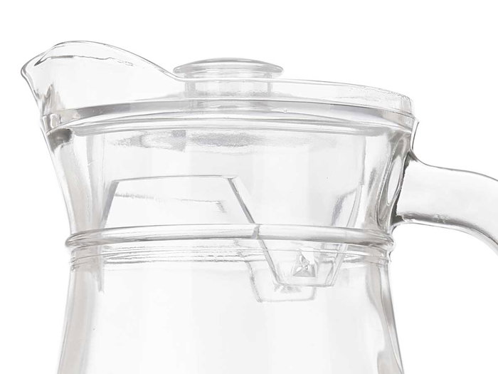 Vivalto Set 5 pièces Jarre et Verres à Soda en Verre et Plastique Transparent 22x22x15 cm (Set de 4) Vivalto Set 5 pièces Jarre et Verres à Soda en Verre et Plastique Transparent 22x22x15 cm (Set de 4)