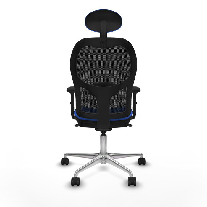 Piqueras y Crespo Chaise de Bureau avec Appui-tête Jorquera 2D086N1 Bleu