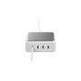 Hub USB Linq Byelements LQDC240 Blanc Gris