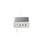 Hub USB Linq Byelements LQDC240 Blanc Gris