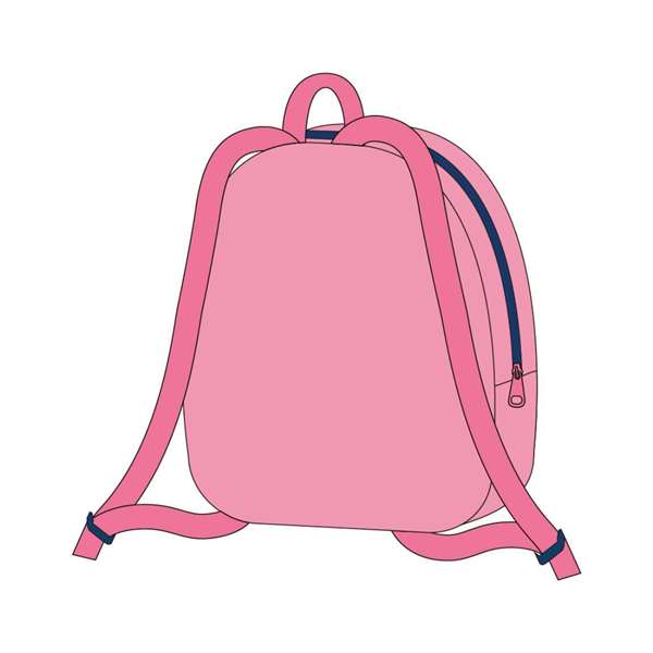 Cerdá Sac à dos de crèche premium Minnie Mouse - Rose - Dimensions 18.0 x 22.0 x 4.0 cm, Recommandé à partir de 3 ans