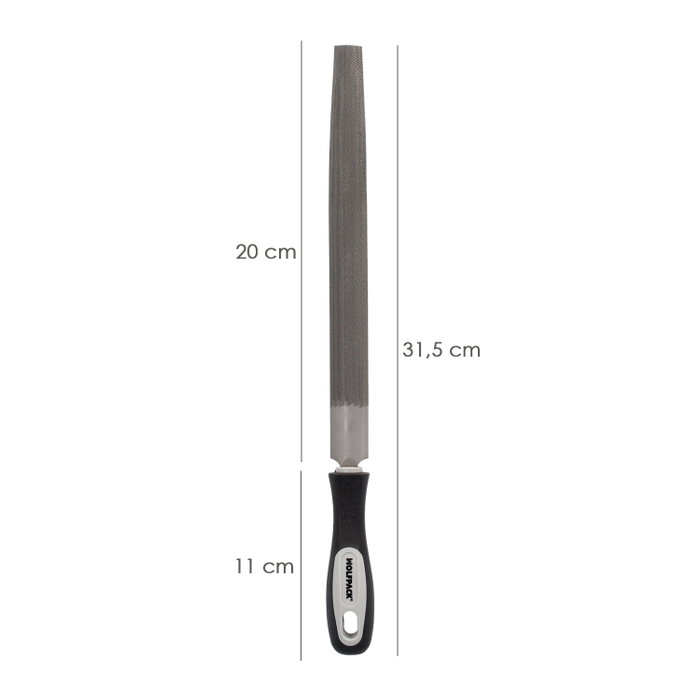 WOLFPACK LINEA PROFESIONAL Lime mi-ronde mi-douce 8 pouces