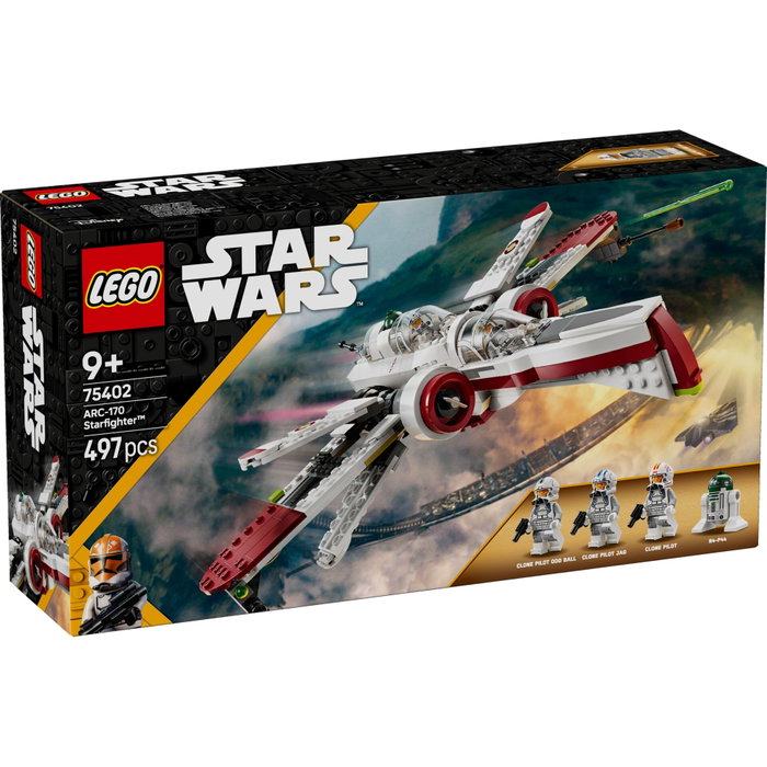 LEGO Star Wars ARC-170 Starfighter 75402, 497 pièces LEGO Star Wars ARC-170 Starfighter 75402, 497 pièces