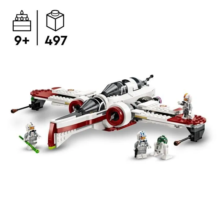 Lego Star Wars 75402 - Le Chasseur ARC-170 - Jeu de Construction 497 Pièces avec 4 Minifigurines - Dès 9 Ans