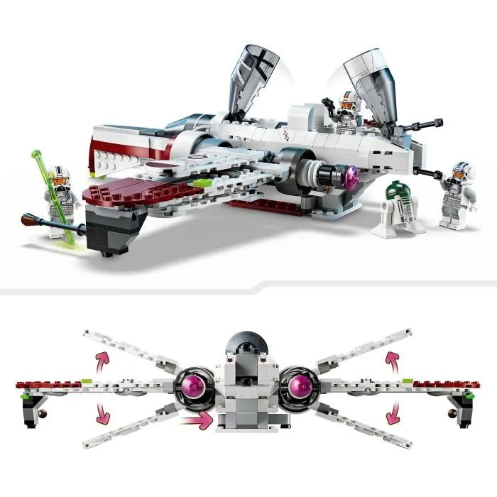 Lego Star Wars 75402 - Le Chasseur ARC-170 - Jeu de Construction 497 Pièces avec 4 Minifigurines - Dès 9 Ans