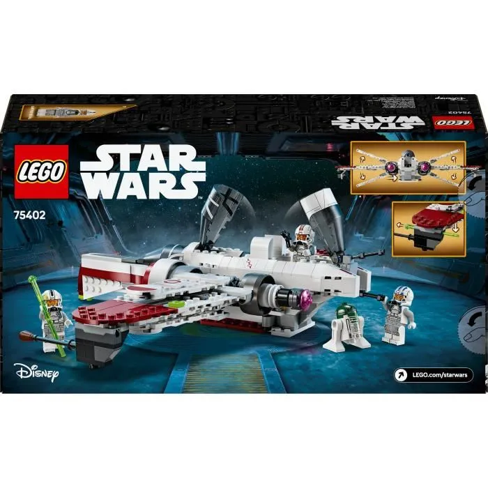 Lego Star Wars 75402 - Le Chasseur ARC-170 - Jeu de Construction 497 Pièces avec 4 Minifigurines - Dès 9 Ans