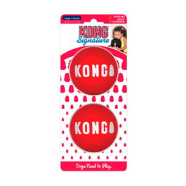 Kong Lot de 2 balles Signature taille L