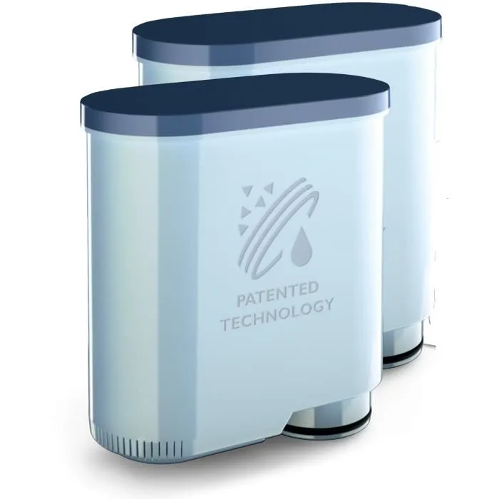 Philips CA6903/20 Filtre AquaClean pour café - Anti-calcaire et filtration eau - Compatible Philips et Saeco - 2 filtres (6 mois)