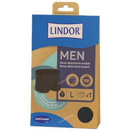 Lindor Men Boxer Absorbant Lavable Taille L - 1 Unité - Sous-vêtement Homme