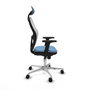 Piqueras y Crespo Chaise de Bureau Jorquera 2D086N1 Bleu ciel