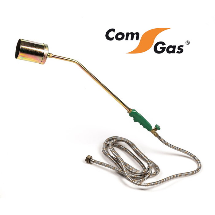 COMGAS Chamuscador Soplete à tuyau blindé 3 m avec buse 70Ø COMGAS Chamuscador Soplete à tuyau blindé 3 m avec buse 70Ø