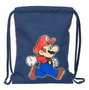 Safta Sac à dos plat junior Super Mario "Trick" 26 x 34 x 1 cm pour enfant à partir de 3 ans - produit en espagnol