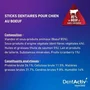 Vetocanis DentActiv 7 Bâtonnets Hygiène Bucco-Dentaire au Boeuf pour Chien 15kg+