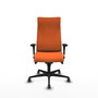 Piqueras Y Crespo Fauteuil Albacete Orange avec Mécanisme Synchrone