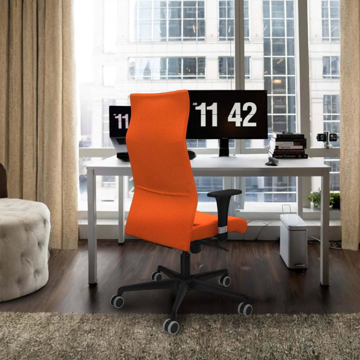 Piqueras Y Crespo Fauteuil Albacete Orange avec Mécanisme Synchrone