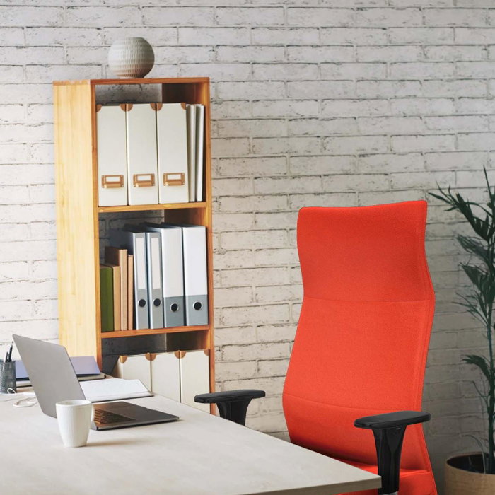 Piqueras Y Crespo Fauteuil Albacete Orange avec Mécanisme Synchrone