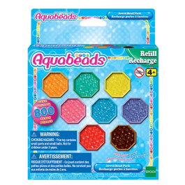 Aquabeads Set de perles Joya avec 800 pièces en 8 couleurs