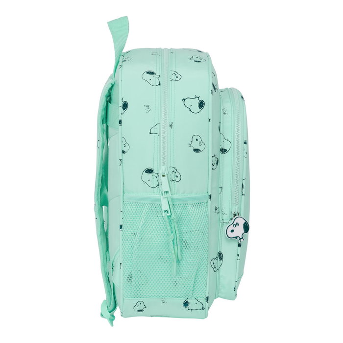 Snoopy Cartable Snoopy Groovy Vert 32 X 38 X 12 cm