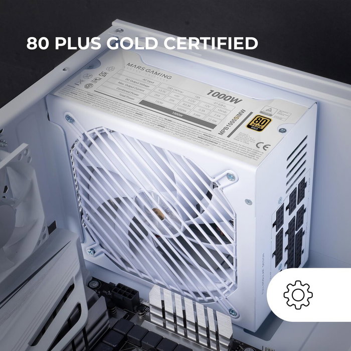 Bloc d’Alimentation Mars Gaming MPB1000SIMW 1000 W 80 Plus Gold