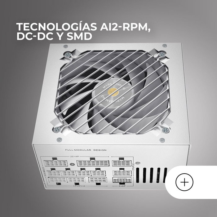 Bloc d’Alimentation Mars Gaming MPB1000SIMW 1000 W 80 Plus Gold