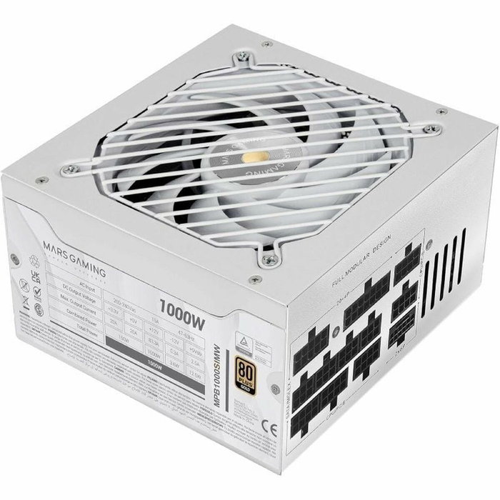 Mars Gaming MPB1000SIMW 1000W 80 Plus Gold Blanc