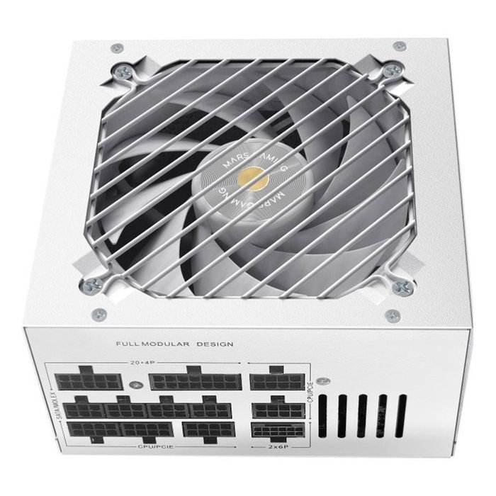 Mars Gaming MPB1000SIMW Alimentation Modulaire 1000W ATX 3.1 80+ Gold Mars Gaming MPB1000SIMW Alimentation Modulaire 1000W ATX 3.1 80+ Gold