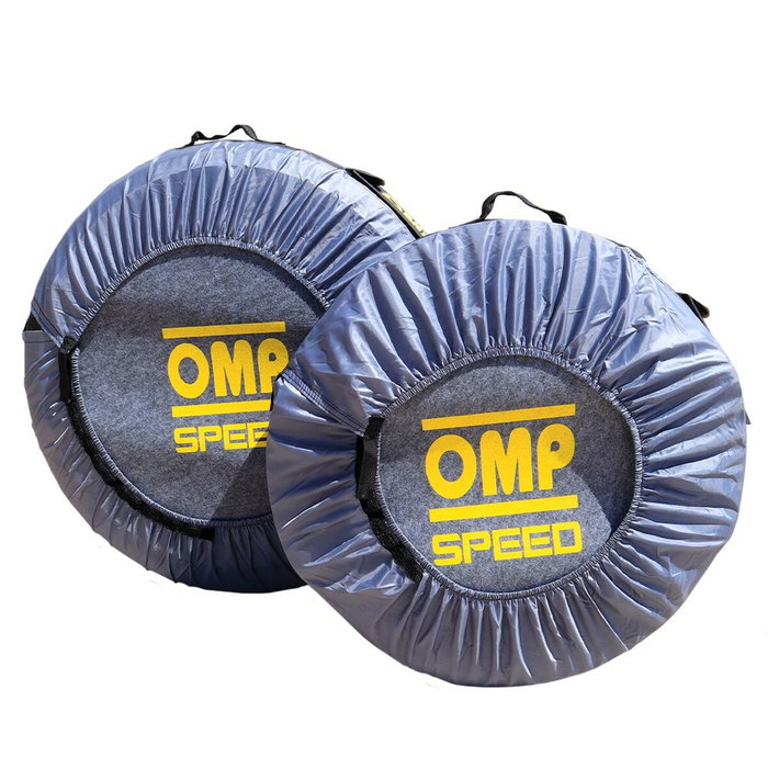 OMP Speed Jeu de 4 housses universelles pour pneus avec protection et poche