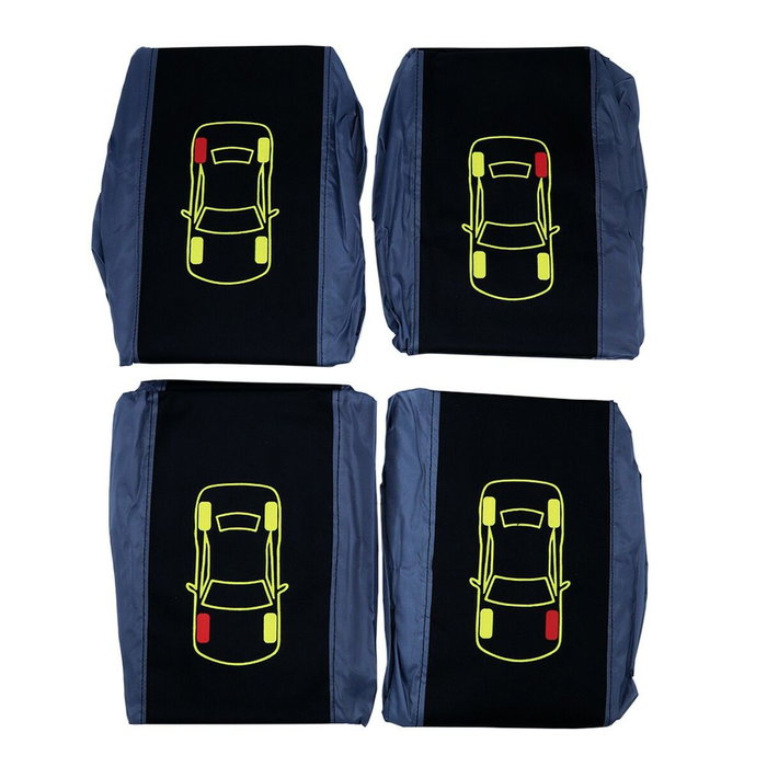 OMP Speed Jeu de 4 housses universelles pour pneus avec protection et poche