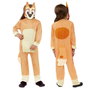Liragram Déguisement Enfant Bingo 6-8 Ans Orange - Costume Fille ou Garçon