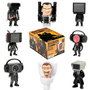 TOY PARTNER Figurine Collectionnable Skibidi Toilet Mystery Série 1, Modèle 1310, Figures Surprises pour Enfants de 3 ans et plus