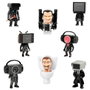 TOY PARTNER Figurine Collectionnable Skibidi Toilet Mystery Série 1, Modèle 1310, Figures Surprises pour Enfants de 3 ans et plus