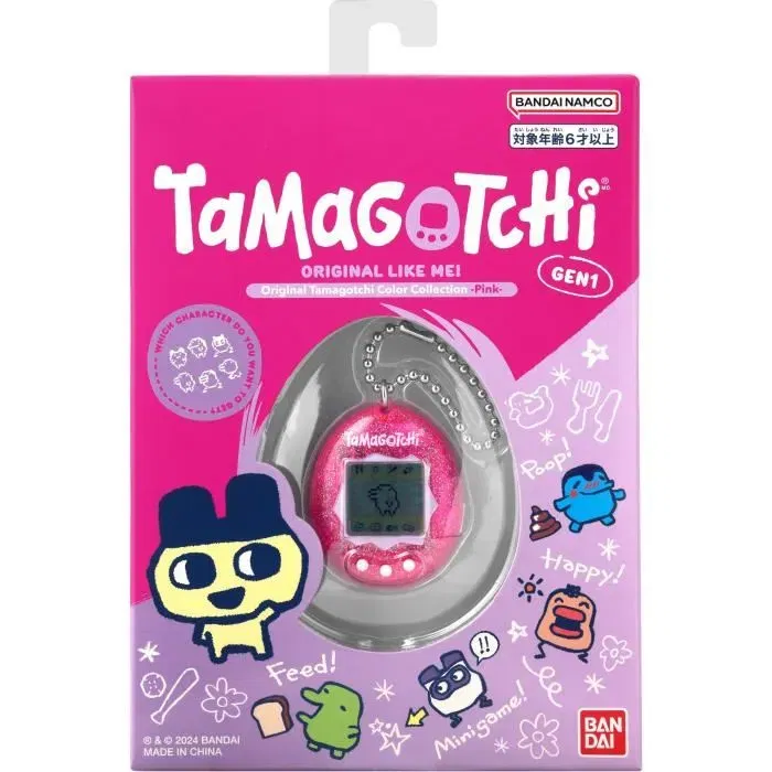 Bandai Tamagotchi Original 46007 Color Collection Rose - Animal de compagnie virtuel
