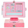 JAKKS PACIFIC - Caisse Enregistreuse Princesses Disney, avec Tablette de Signature à l'Eau, Lecteur de Carte, Calculatrice, Billets Jouets - +3 Ans - Fonctionne avec Piles AAA